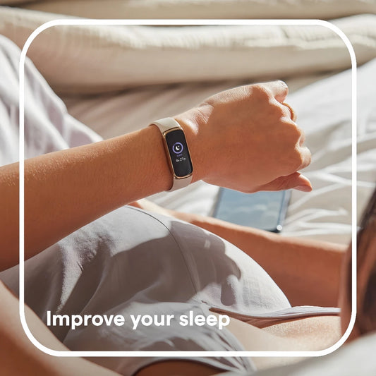 AMOLED Smart Fitness Tracker with Heart Rate SpO2 Sleep