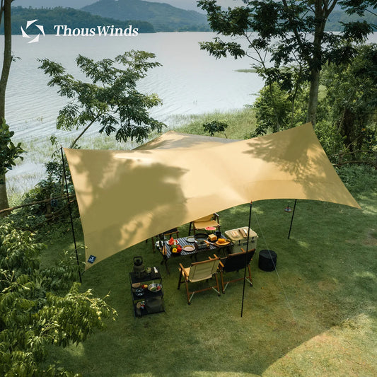 Portable Grey 3x3m Outdoor Awning with UV Protection