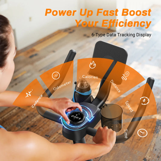Indoor Exercise Bike with Tablet Mount & Low Noise