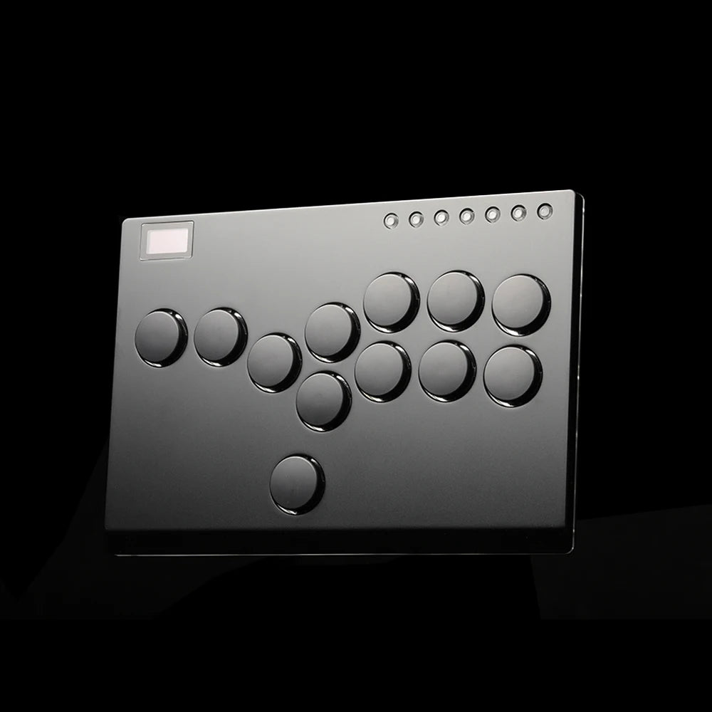 Compact Leverless Arcade Fight Stick Controller PC Switch
