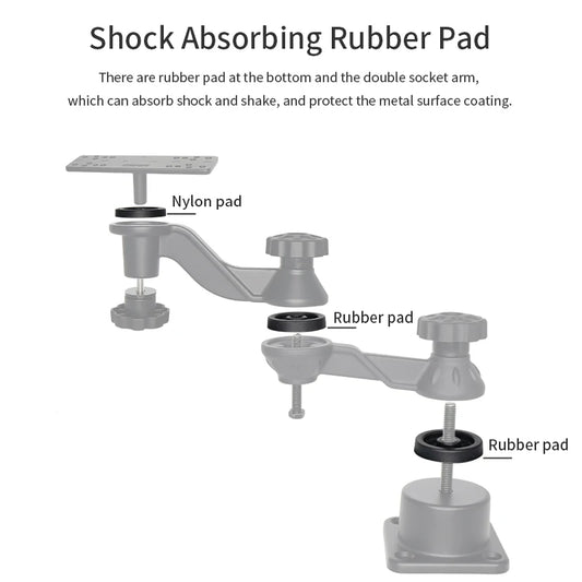Heavy Duty 12 Adjustable Fish Finder Mount Arm