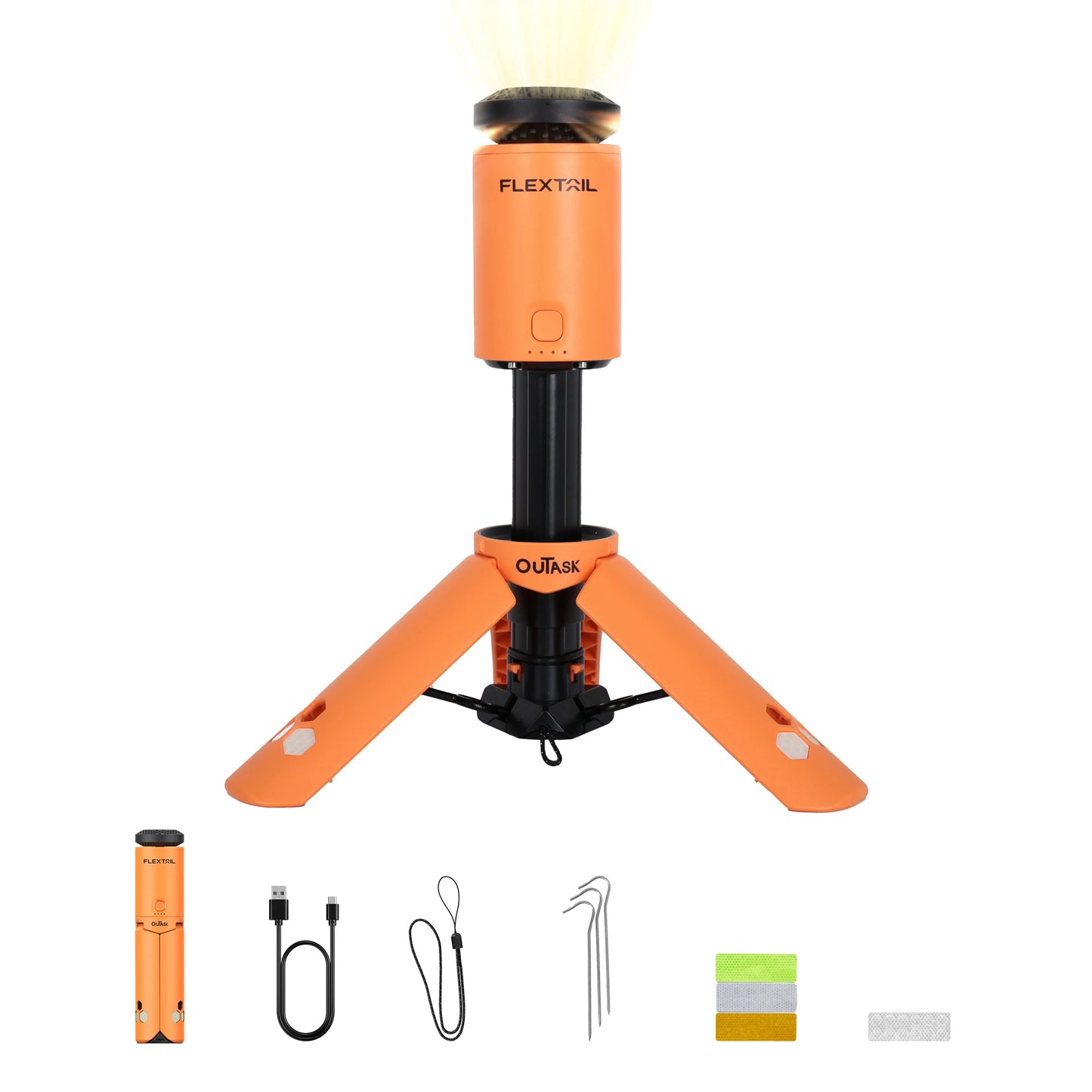 Telescopic Lantern with 12000mAh Rechargeable Battery