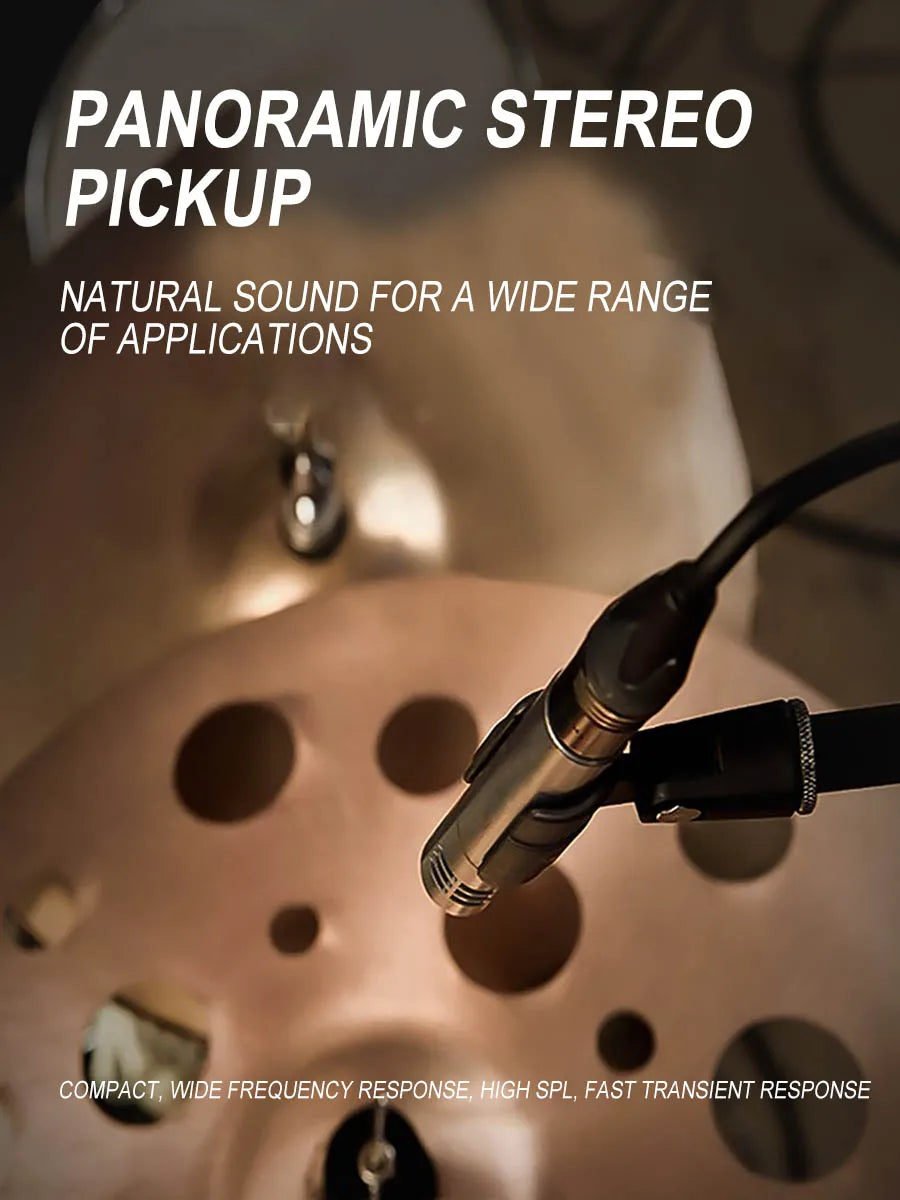 7-Piece Wired Drum Microphone Kit for Band and Stage