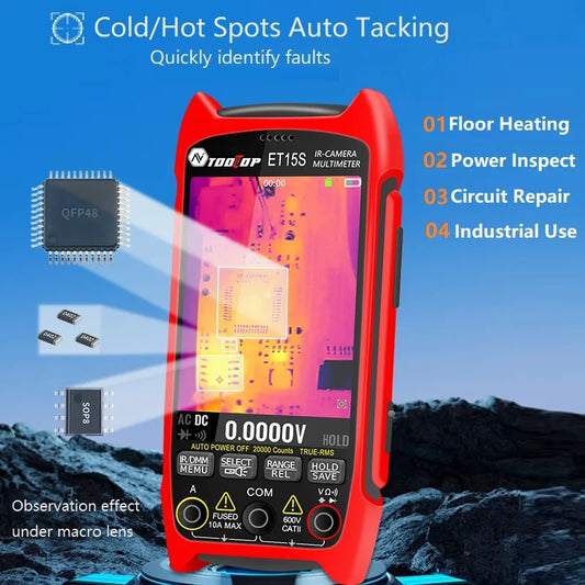 Professional Thermal Imager 256x192 IR Sensor 3.5 Inch Display