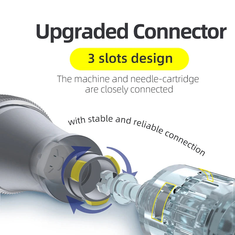 Wireless Microneedling Pen with 20pcs 16pin Cartridges