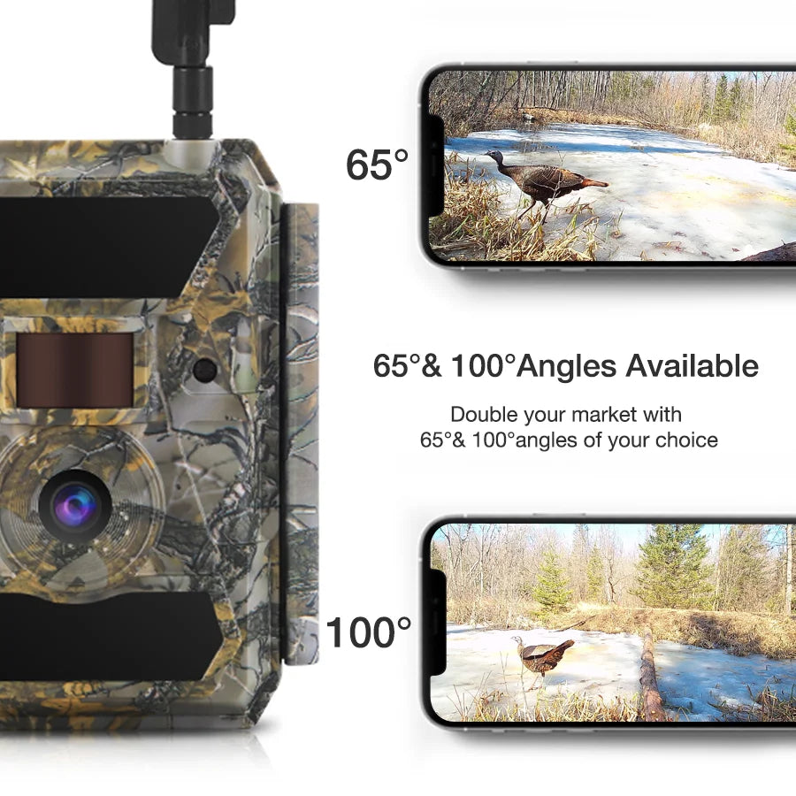 4G Wireless Infrared Trail Camera 24MP with GPS Tracking