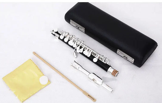Professional Silver-Plated C Key Piccolo for Musicians