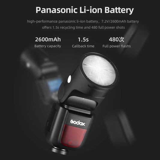 Portable Godox Flash 1/8000s High Speed for Nikon