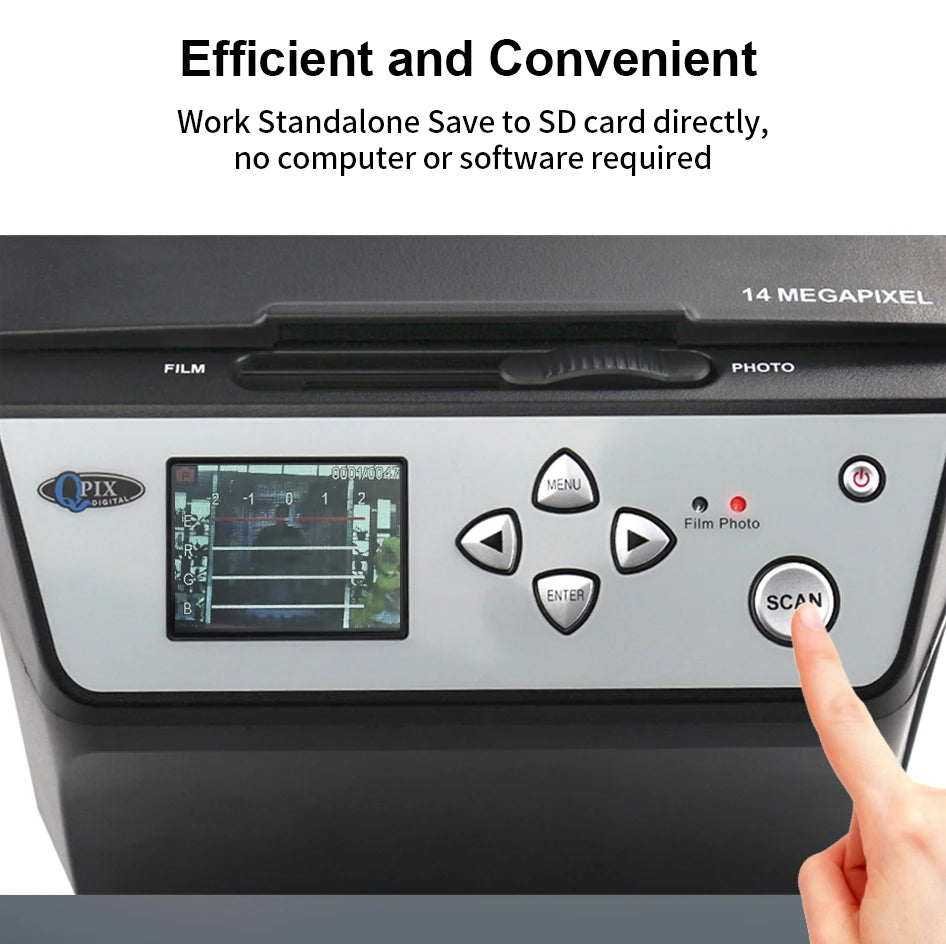 22MP Film & Photo Scanner with 16GB SD Card