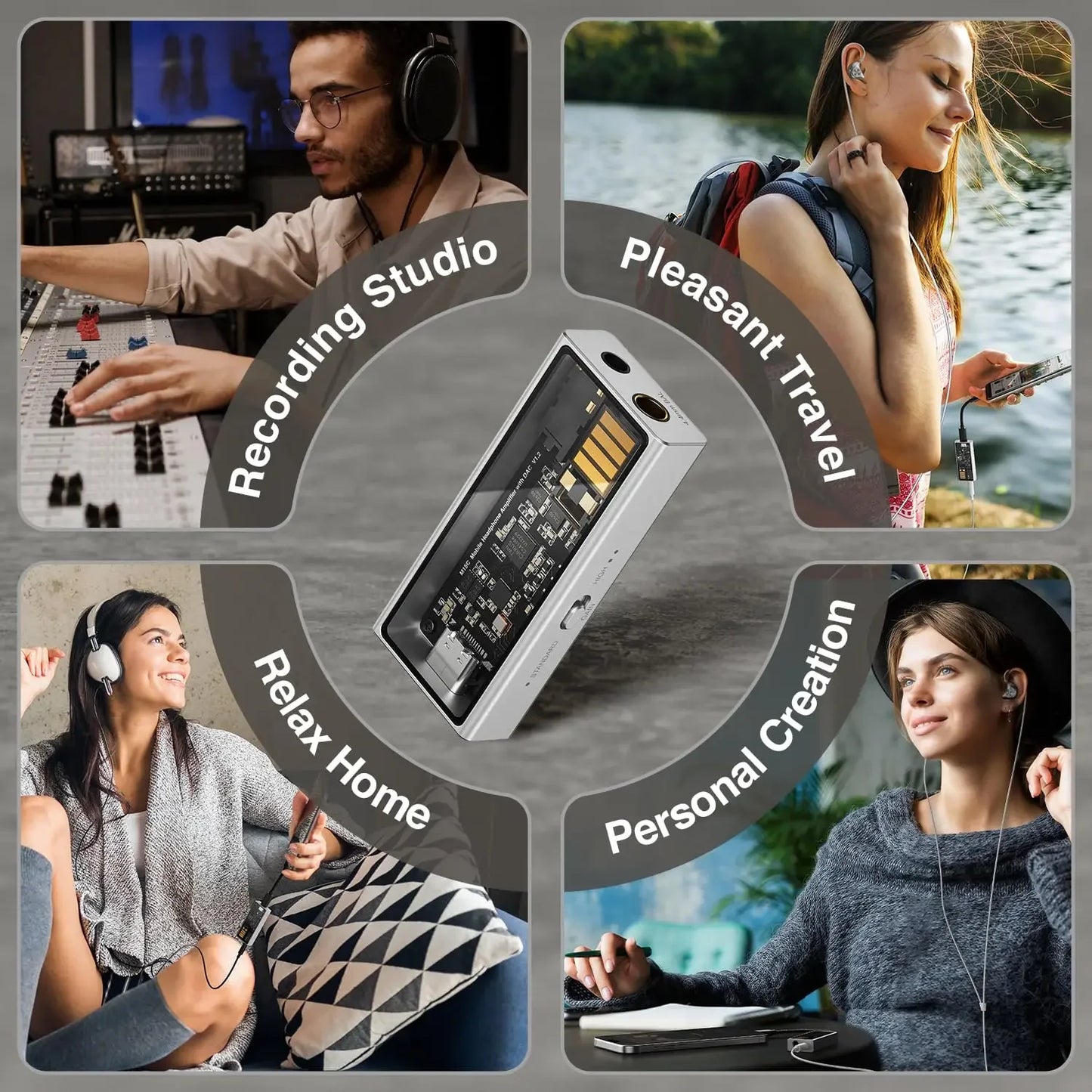 Portable USB DAC and Headphone Amplifier M15C