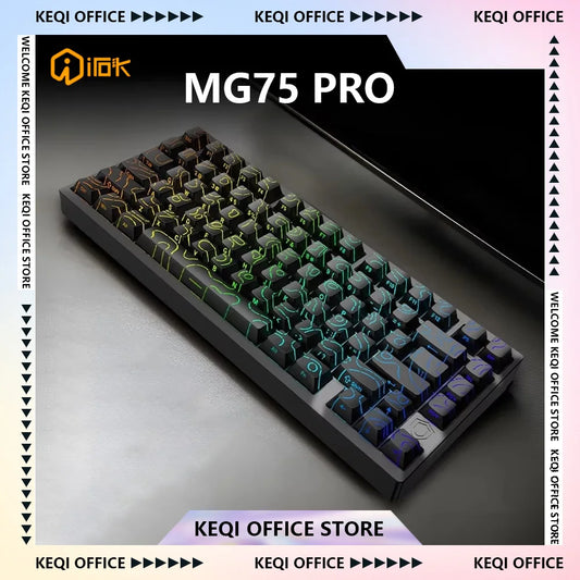Silver Mechanical Keyboard RGB Hot-Swap Aluminum Magnetic Switch