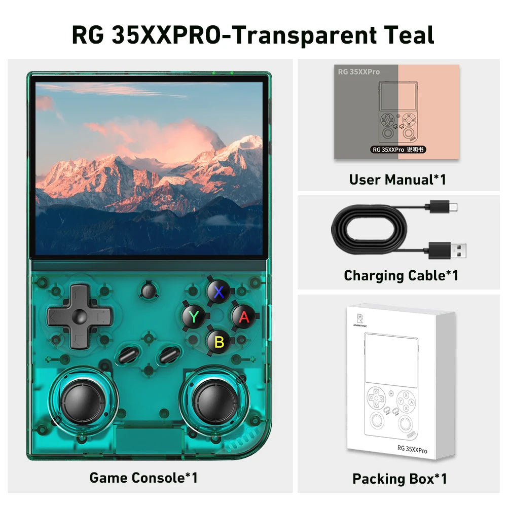 Portable 3.5 Inch IPS Gaming Console 64GB Linux 64-Bit