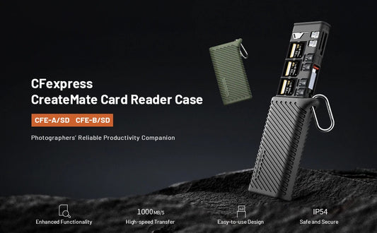 Portable High Speed Memory Card Reader for Cameras & Phones