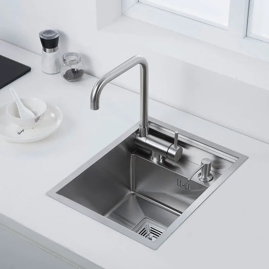 Compact Bar Sink 45x35cm Matte Black Finish