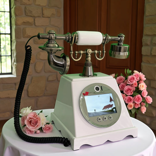 Pearl White Audio Guestbook Wedding Voice Recorder