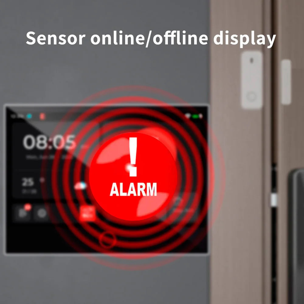 7 Inch Touchscreen 4G WiFi GSM Wireless Home Alarm System