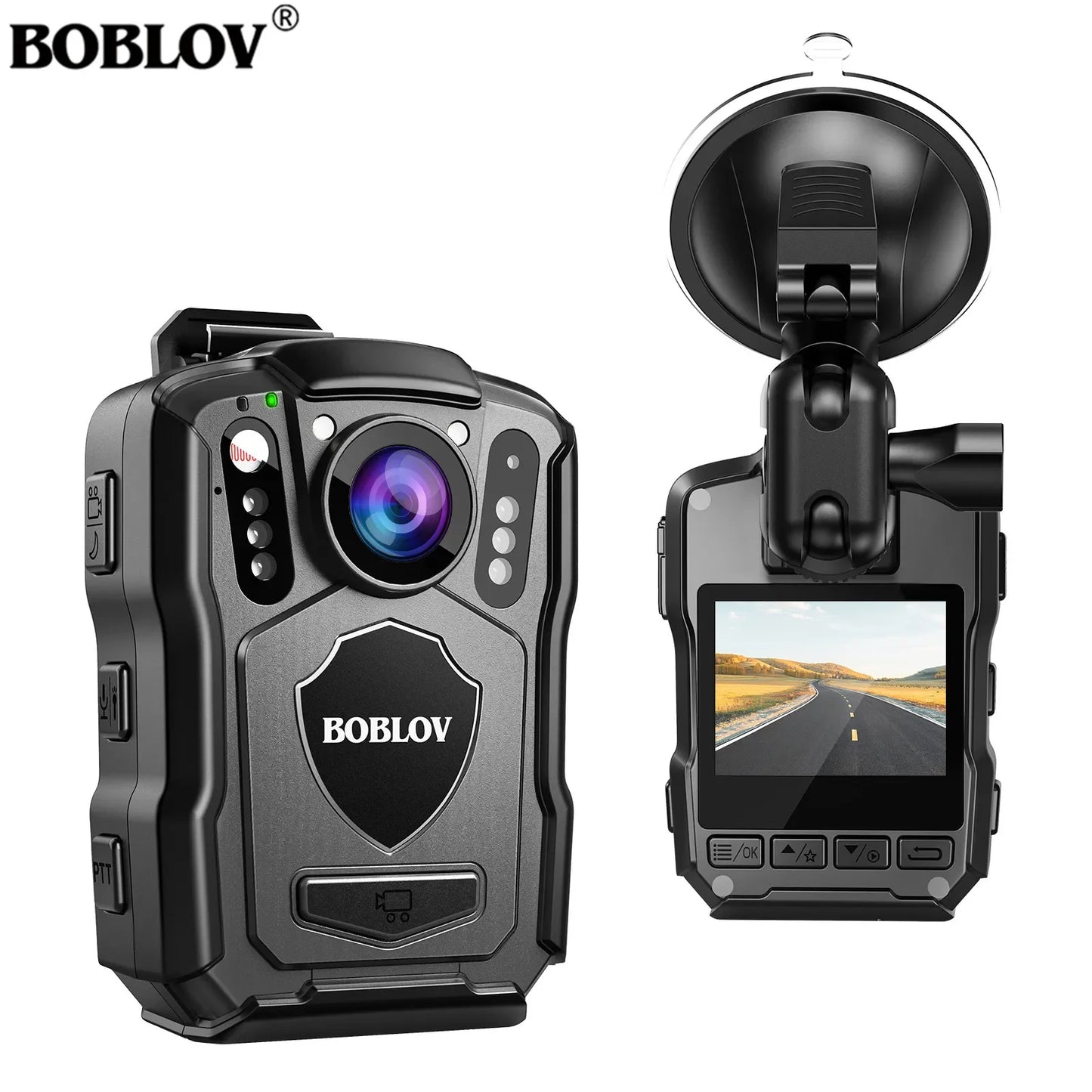 1440P Police Body Camera 64GB with Night Vision