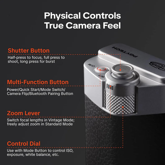 Ergonomic Photography Grip Kit for iPhone 17 Pro
