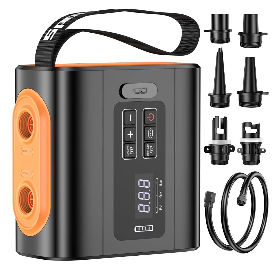 Portable Electric Air Pump for Camping & Travel