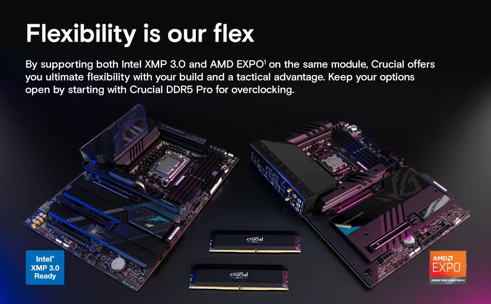 32GB DDR5 RAM Kit 6000MHz for Gaming PCs