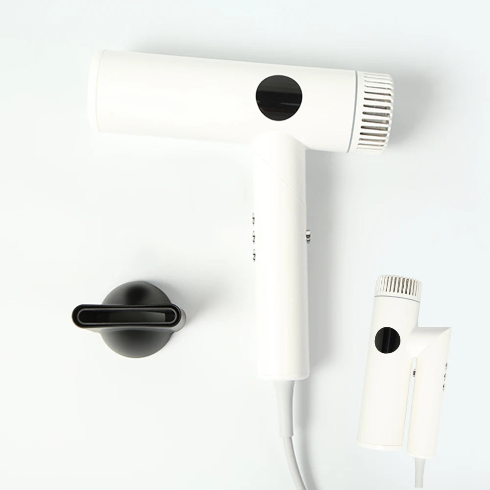 2400W Portable Folding Ionic Hair Dryer White