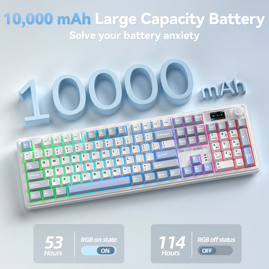 Red Rabbit Mechanical Keyboard Tri-Mode RGB PC