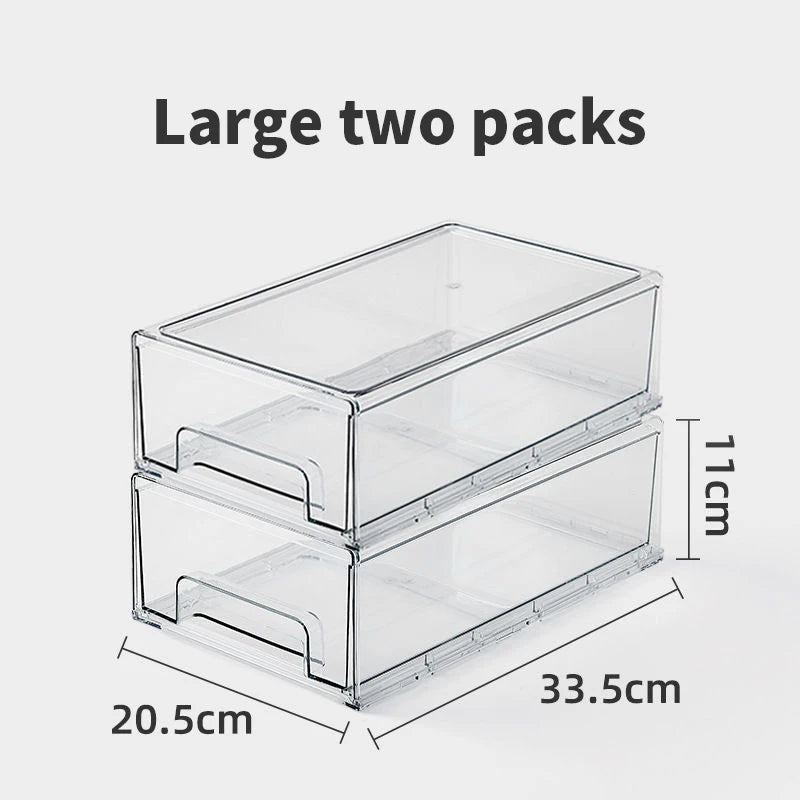 Stackable Transparent Medicine Storage Box Multi-Layer
