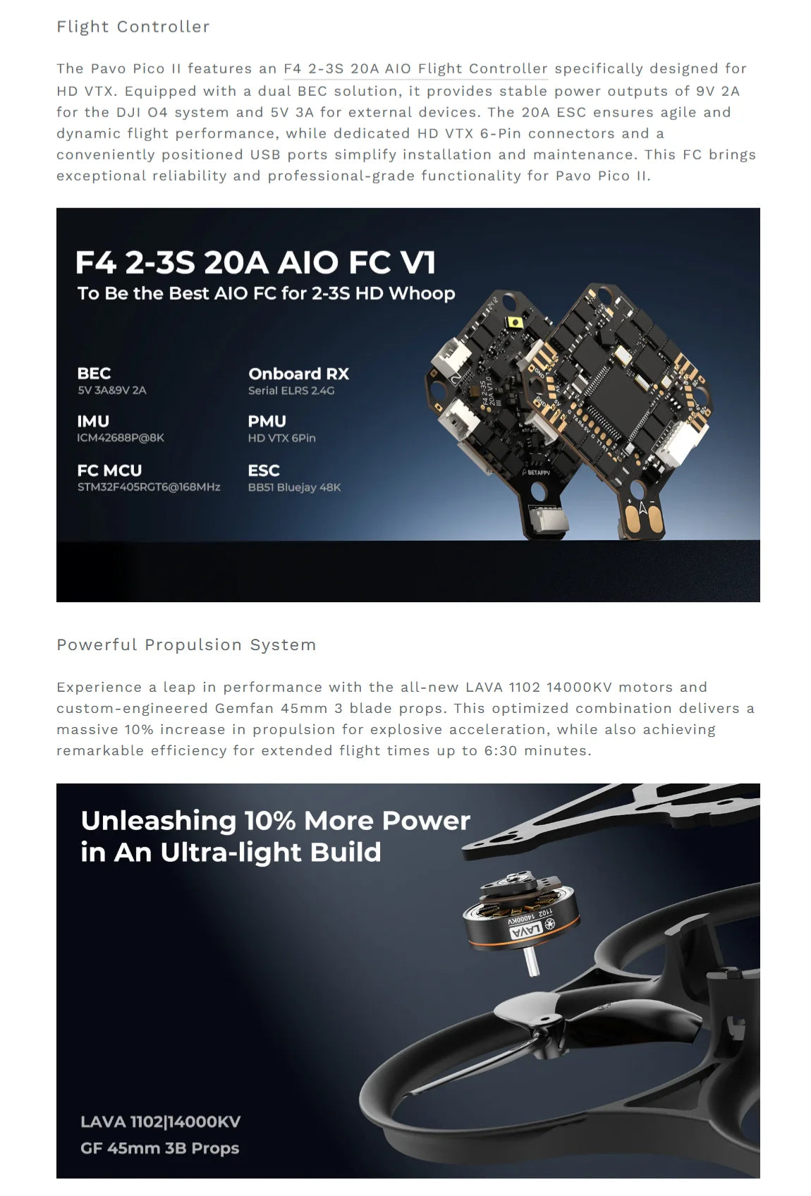 Compact 2Ba O4 Whoop Quadcopter for Agile Flying