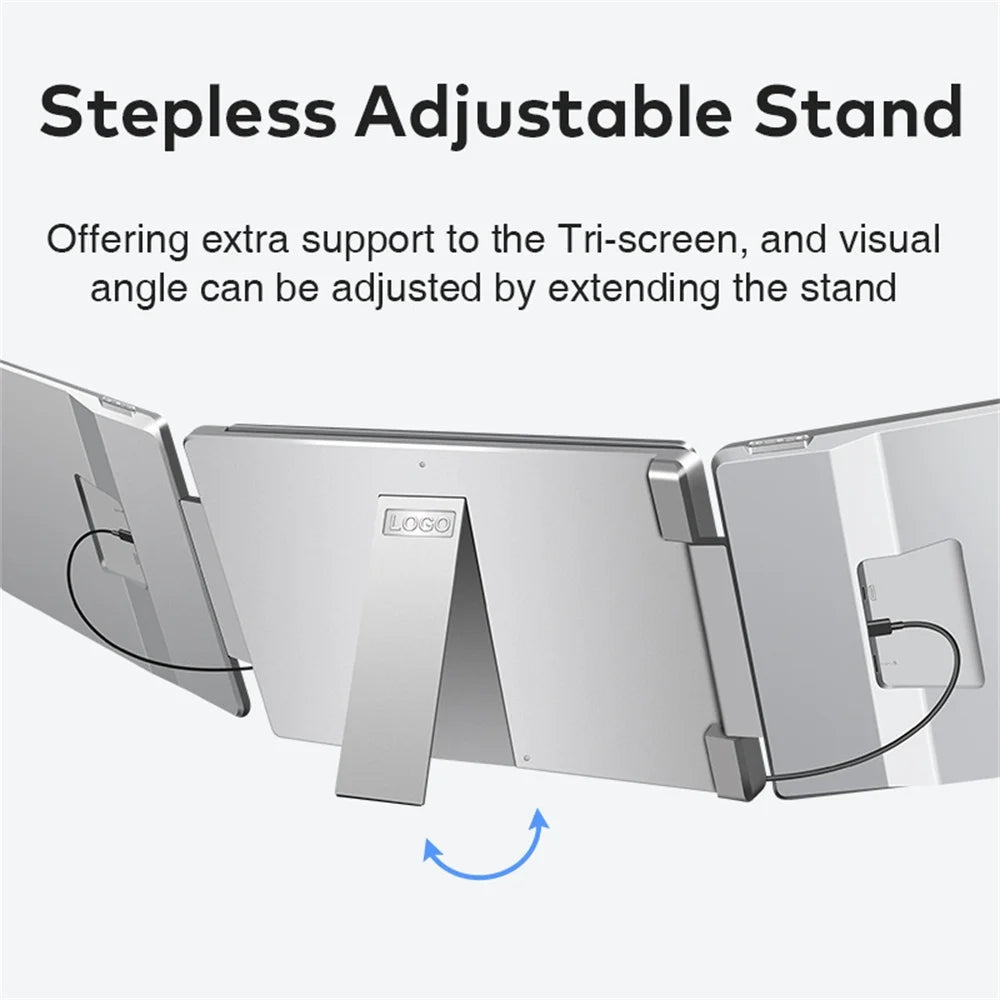 15.6" Portable Dual Screen Monitor FHD IPS Display