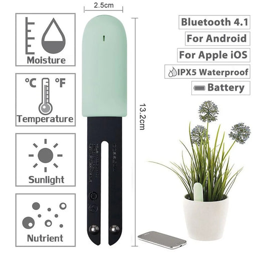 Wireless Plant Health Monitor & Soil Tester Green 5 pcs