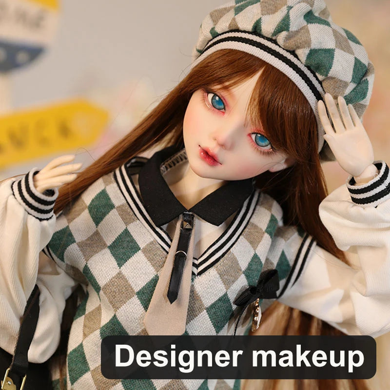 60cm BJD Doll with Designer Makeup and Rotating Eyes