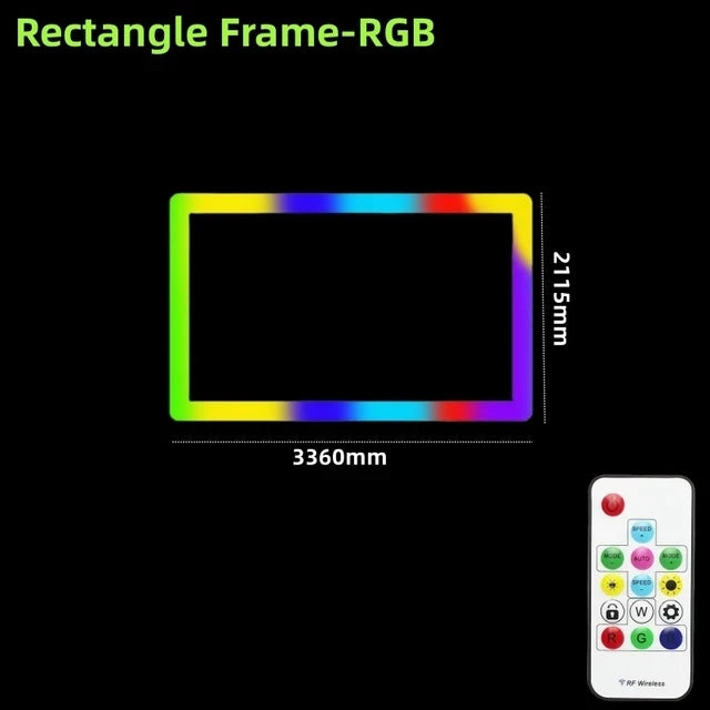 Hexagon RGB Honeycomb Chandelier RGB-Frame 3421