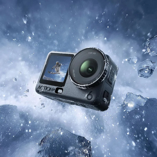 Portable Action 6 Camera with Variable Aperture