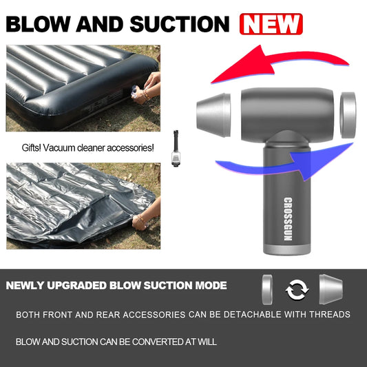 Rechargeable Portable Turbo Jet Air Duster Blower