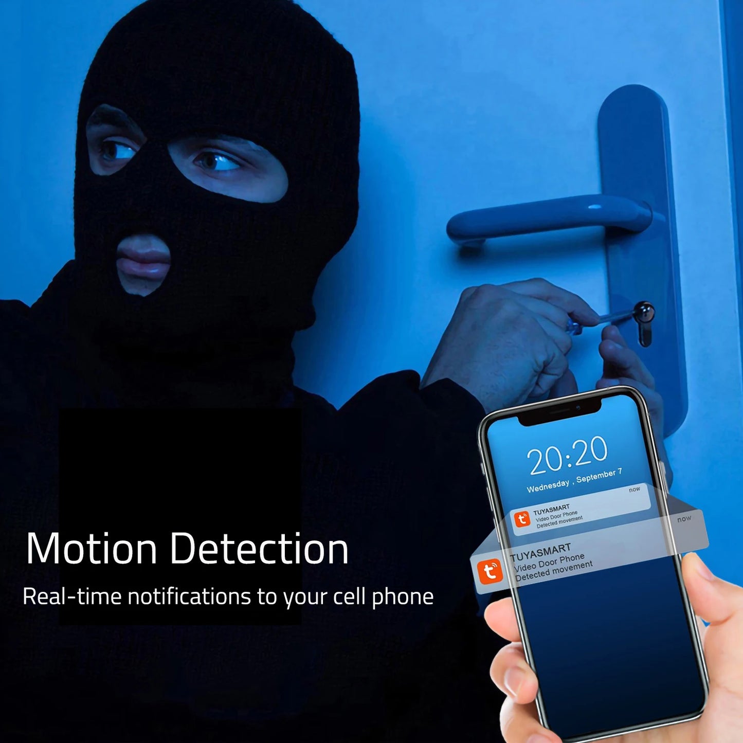 10" Smart Video Doorbell with 1080p Touchscreen & WiFi