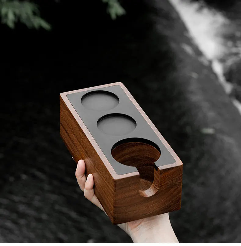 58mm Coffee Tamper Stand with Silicone Mat Base