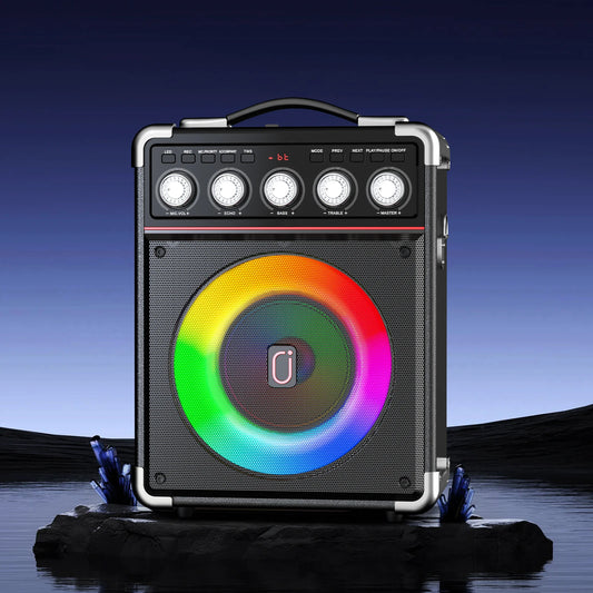Portable Bluetooth Karaoke Speaker with Mic for Adults and Kids