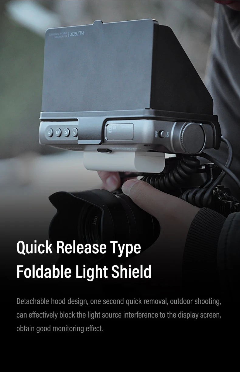 Portable 5.5" Field Monitor for DSLR and Video Shooting