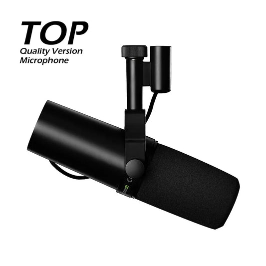 Dynamic Vocal Microphone with Built-In Preamp