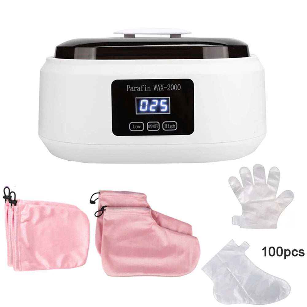 200W Digital Wax Heater Kit White Set
