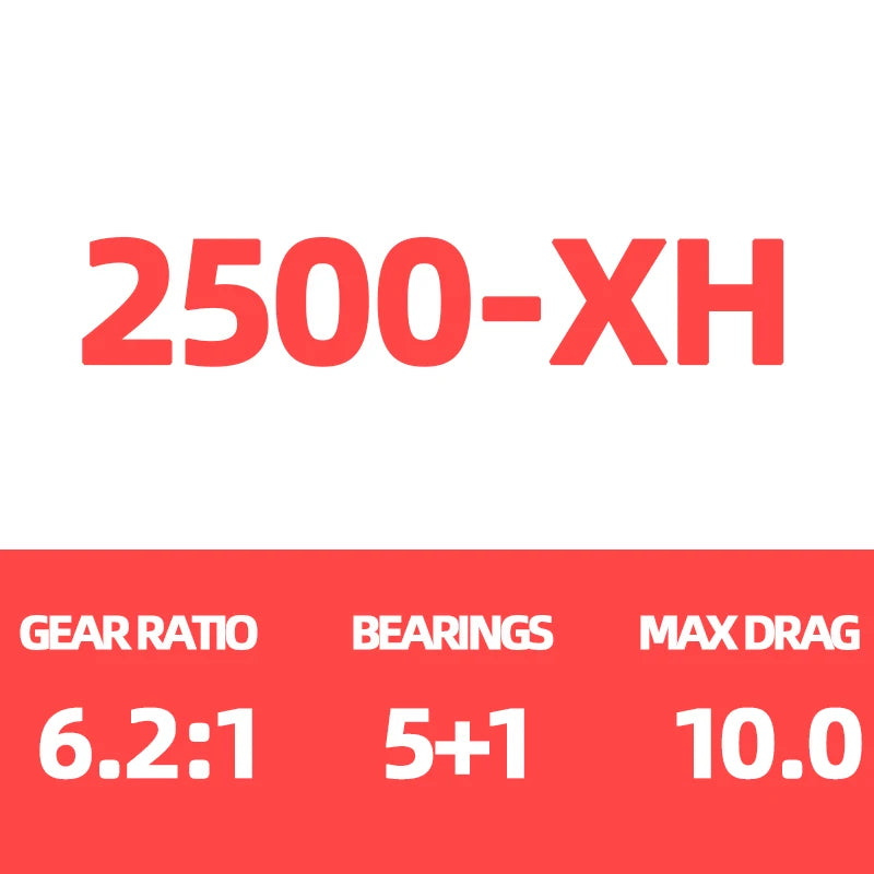 Lightweight Spinning Fishing Reel with 12kg Max Drag