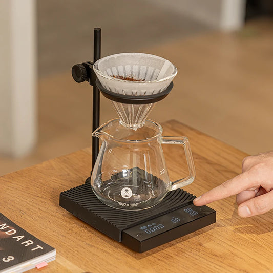 Mini Coffee Scale with Detachable Stand and Timer