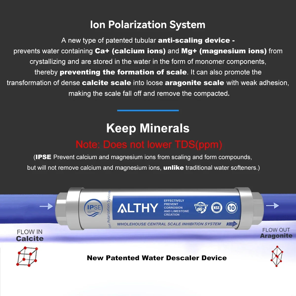 Whole House Water Descaler System for Hard Water Protection