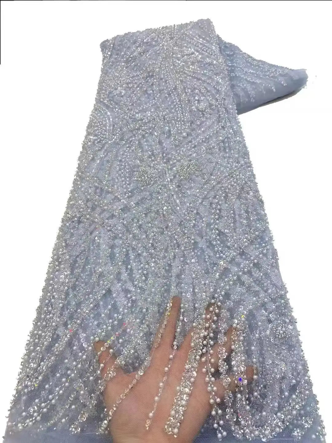 Elegant Mesh Lace Fabric 120cm for Dresses