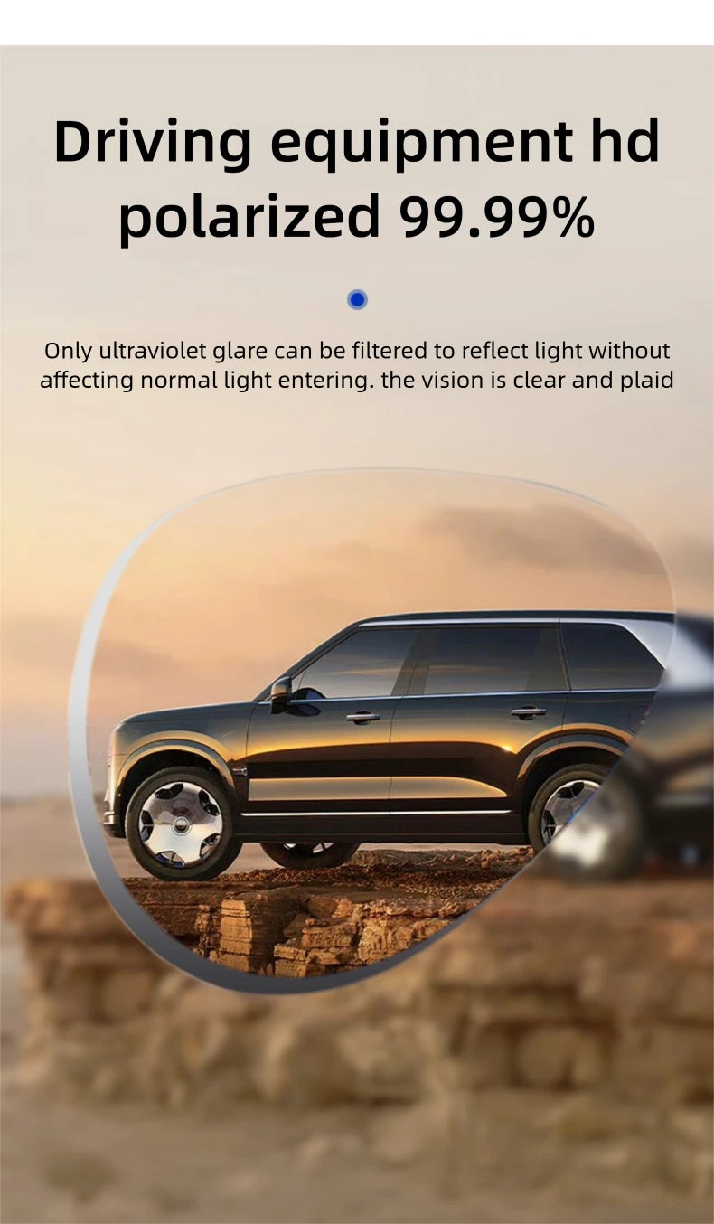 Gray Photochromic Sunglasses with UV Protection