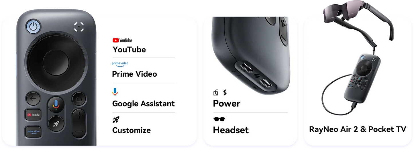 Portable Pocket TV Streaming Box for AR Glasses