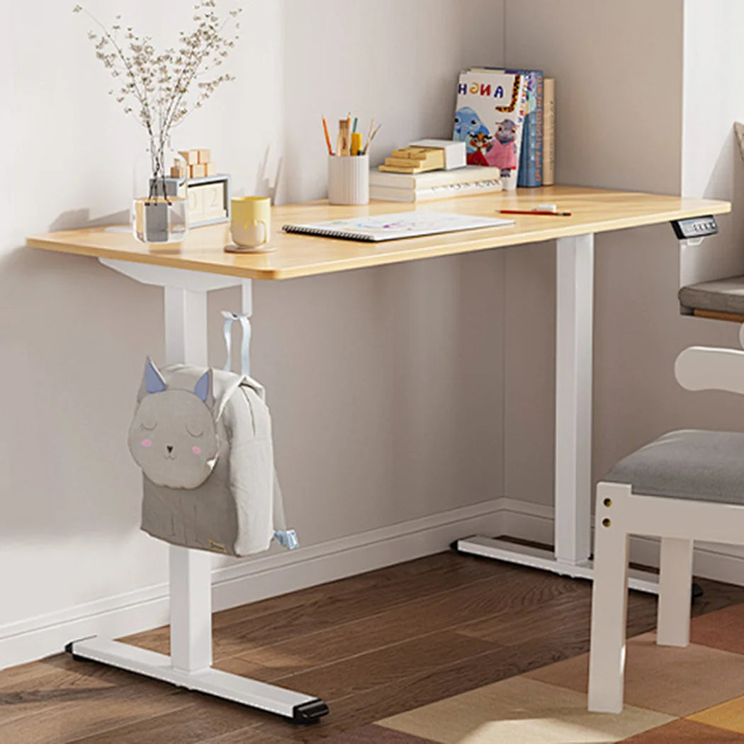 Ivory Adjustable 3-Level Electric Standing Desk Gaming Table