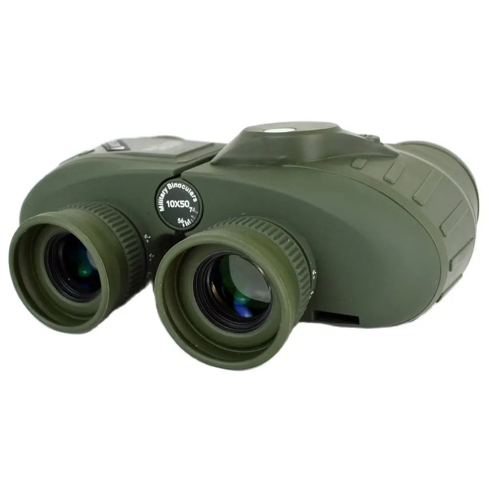 10x50 Waterproof Military Binoculars with Compass for Hunting