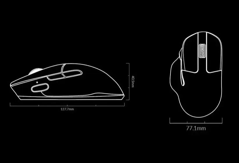 Wireless Gaming Mouse 8K DPI Optical Sensor Ergonomic