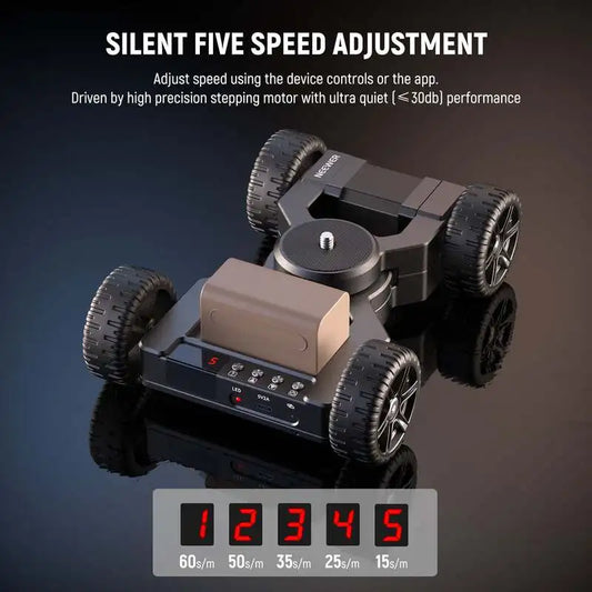 Motorized Camera Slider Dolly with App Control